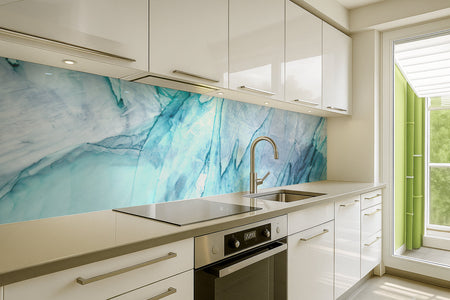 Küchenrückwand Marmoroptik