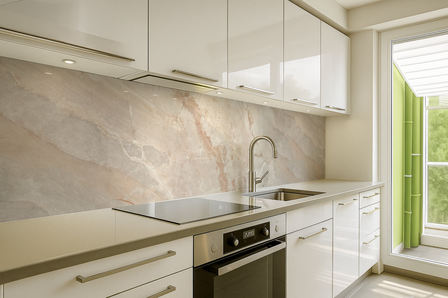 Küchenrückwand Marmoroptik