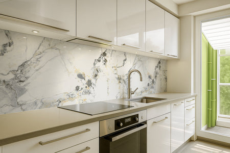 Küchenrückwand Marmoroptik