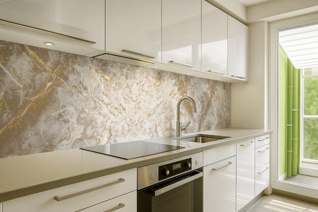 Küchenrückwand Marmoroptik