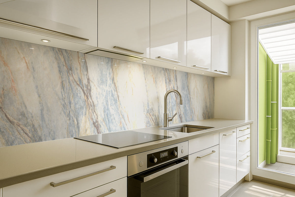 Küchenrückwand Marmoroptik