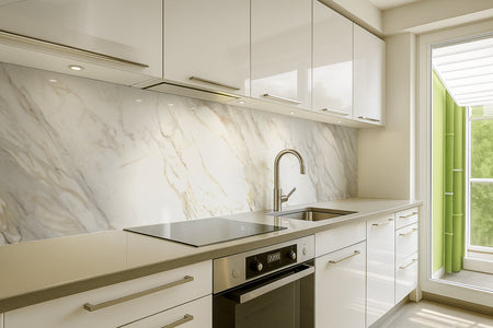 Küchenrückwand Marmoroptik