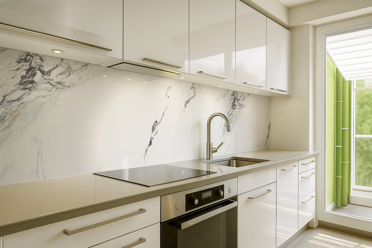 Küchenrückwand Marmoroptik