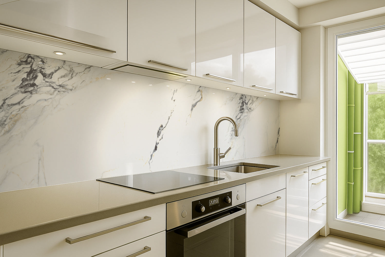 Küchenrückwand Marmoroptik