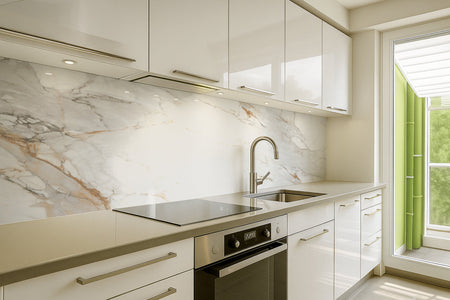 Küchenrückwand Marmoroptik