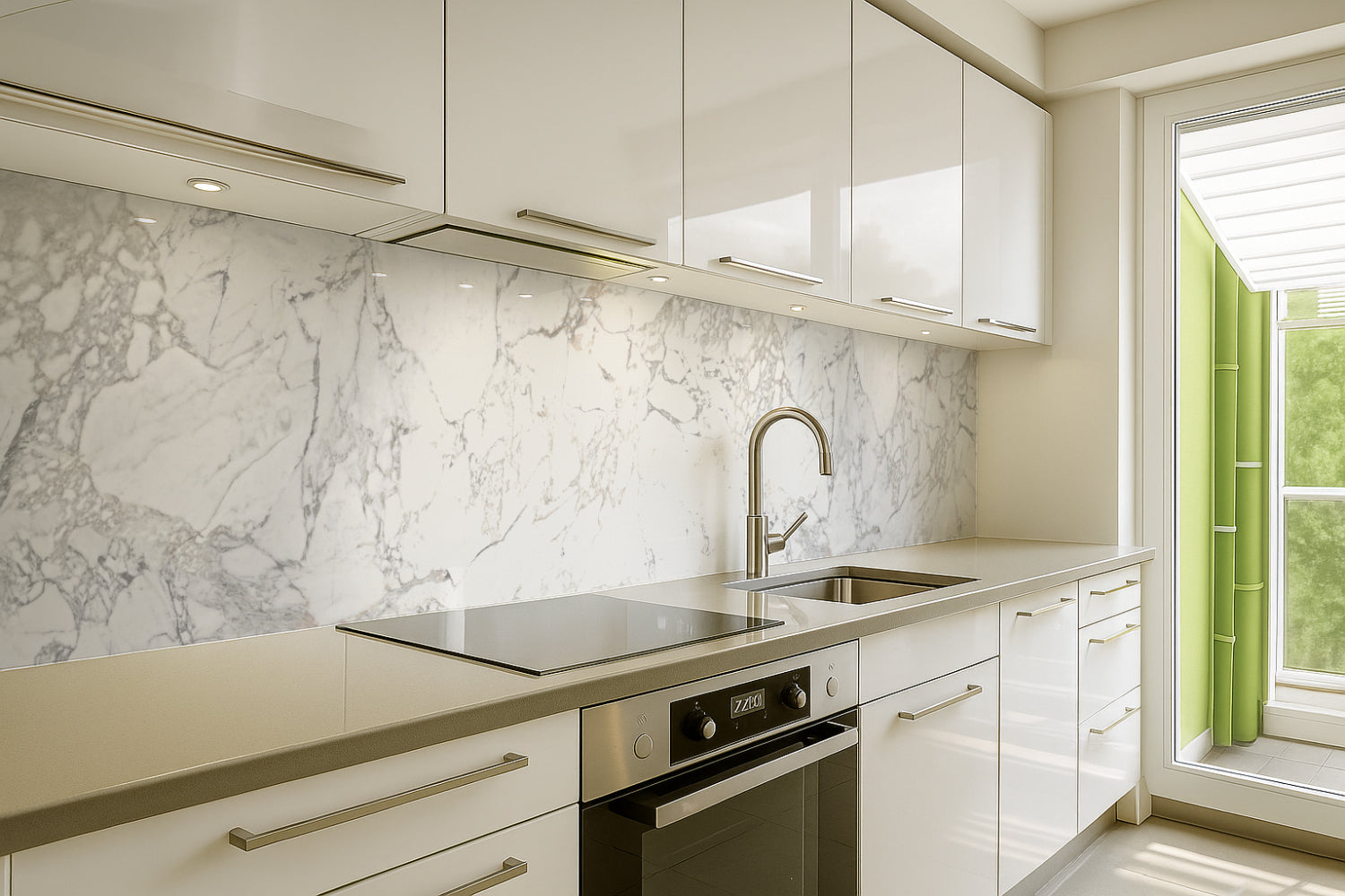 Küchenrückwand Marmoroptik