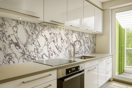 Küchenrückwand Marmoroptik