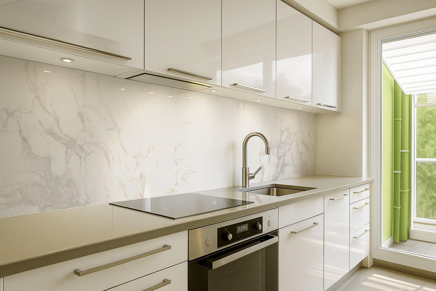 Küchenrückwand Marmoroptik