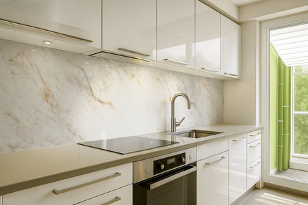 Küchenrückwand Marmoroptik