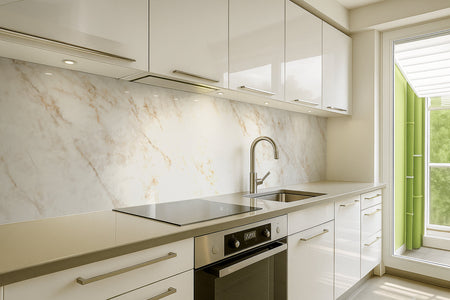 Küchenrückwand Marmoroptik