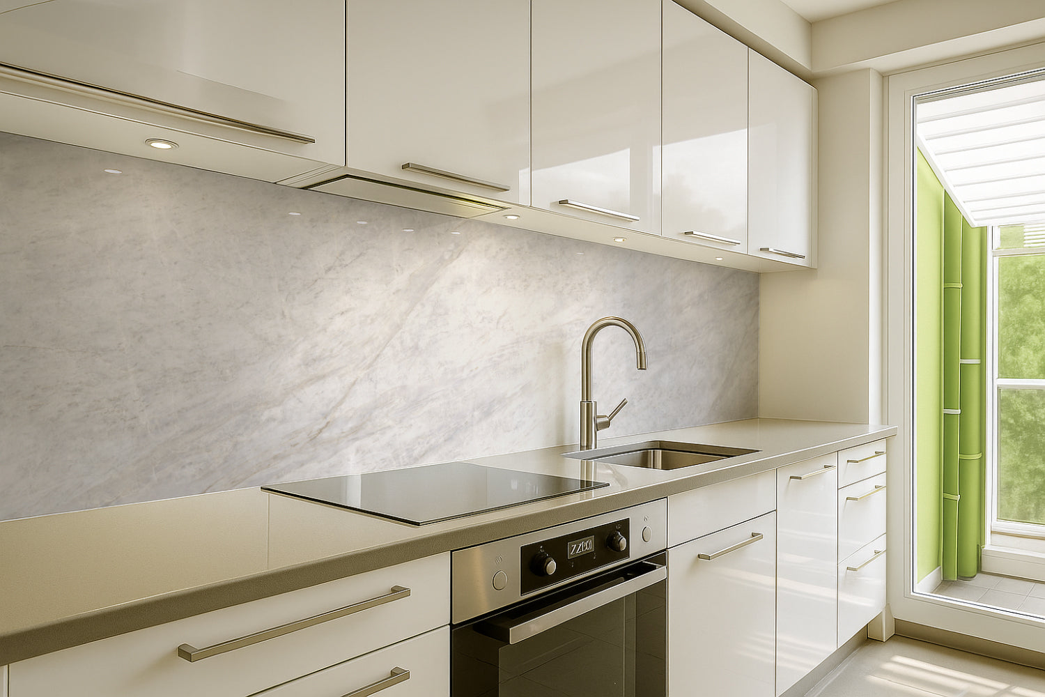 Küchenrückwand Marmoroptik