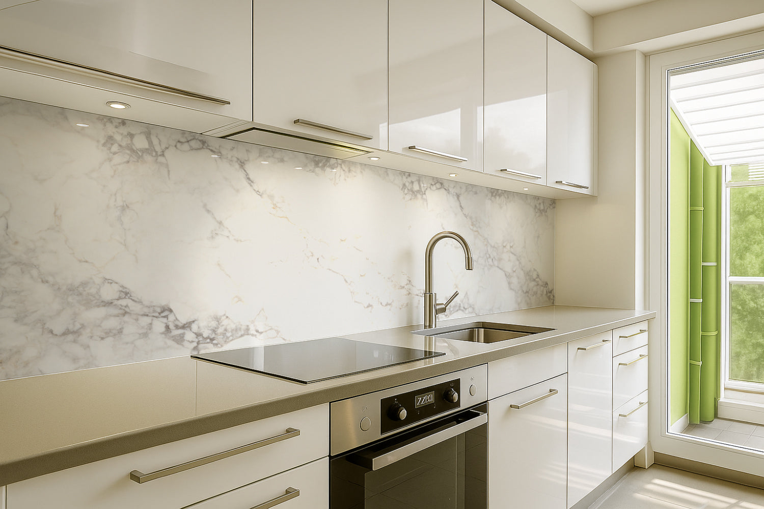 Küchenrückwand Marmoroptik