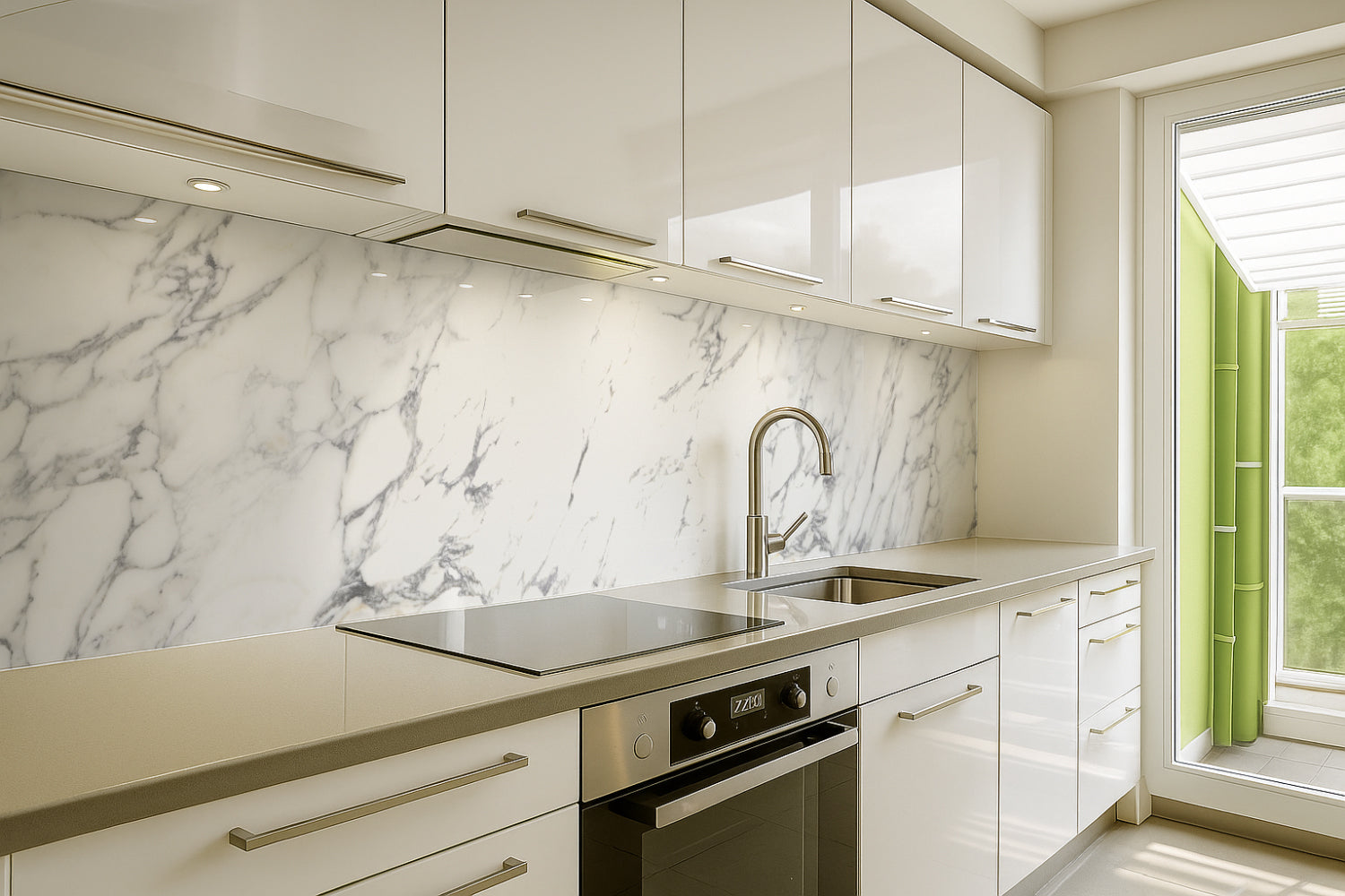 Küchenrückwand Marmoroptik