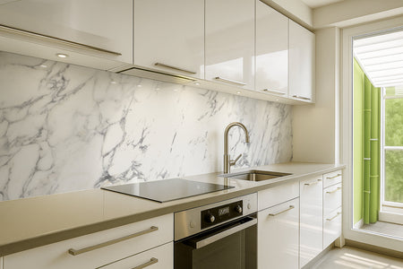 Küchenrückwand Marmoroptik