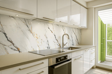 Küchenrückwand Marmoroptik