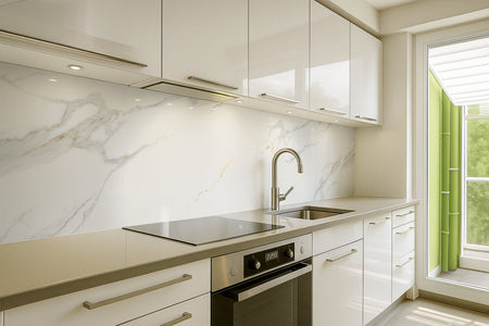 Küchenrückwand Marmoroptik