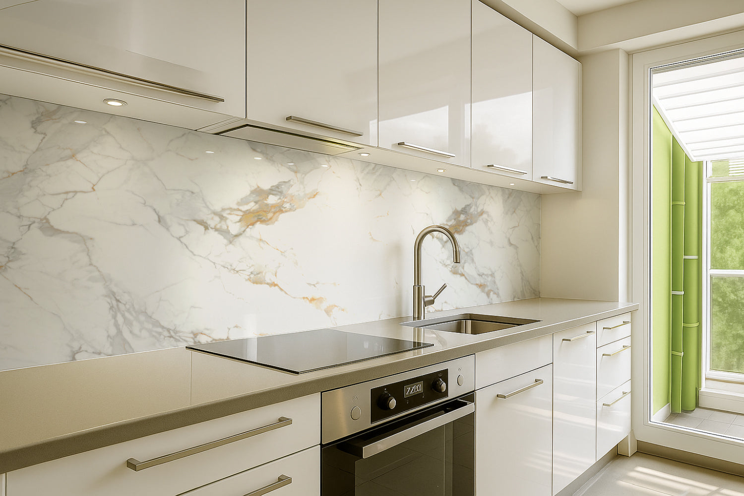 Küchenrückwand Marmoroptik