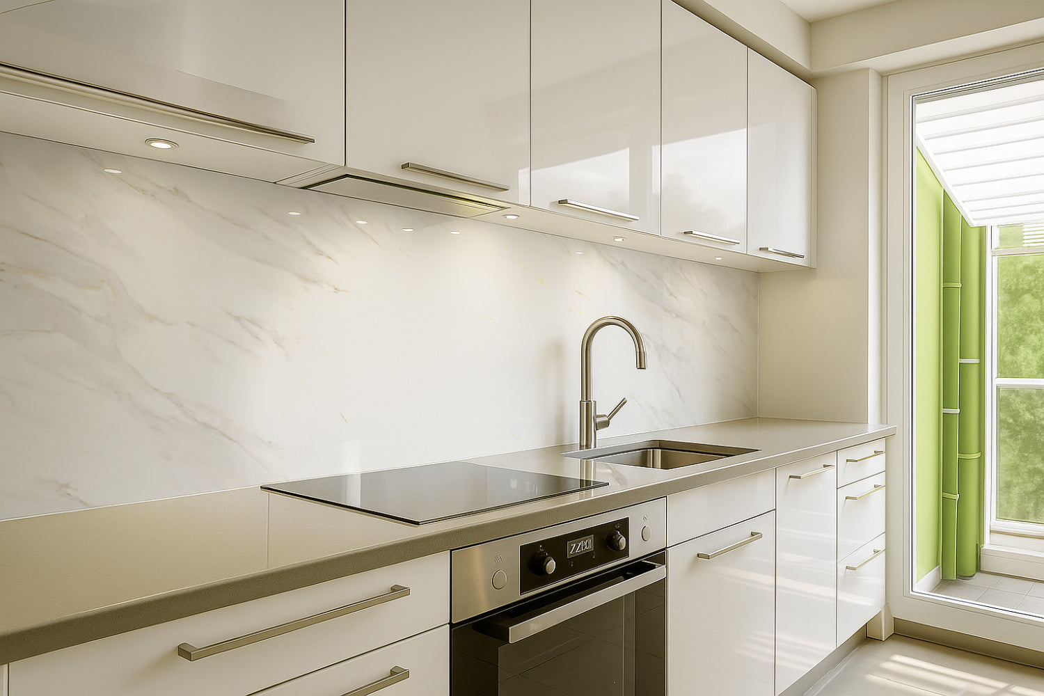 Küchenrückwand Marmoroptik