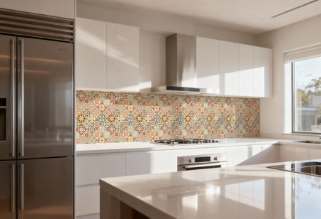 Küchenrückwand Patchwork