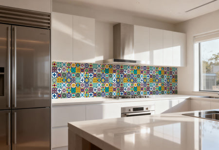 Küchenrückwand Patchwork