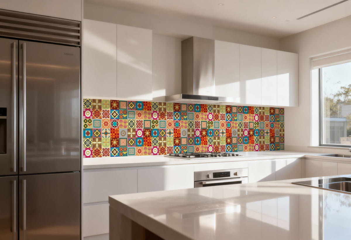 Küchenrückwand Patchwork