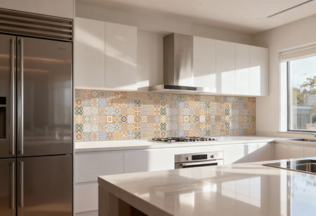 Küchenrückwand Patchwork