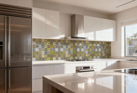 Küchenrückwand Patchwork