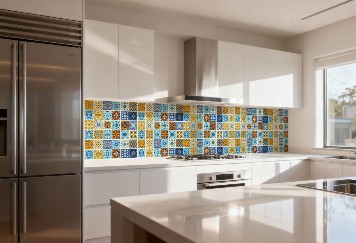 Küchenrückwand Patchwork