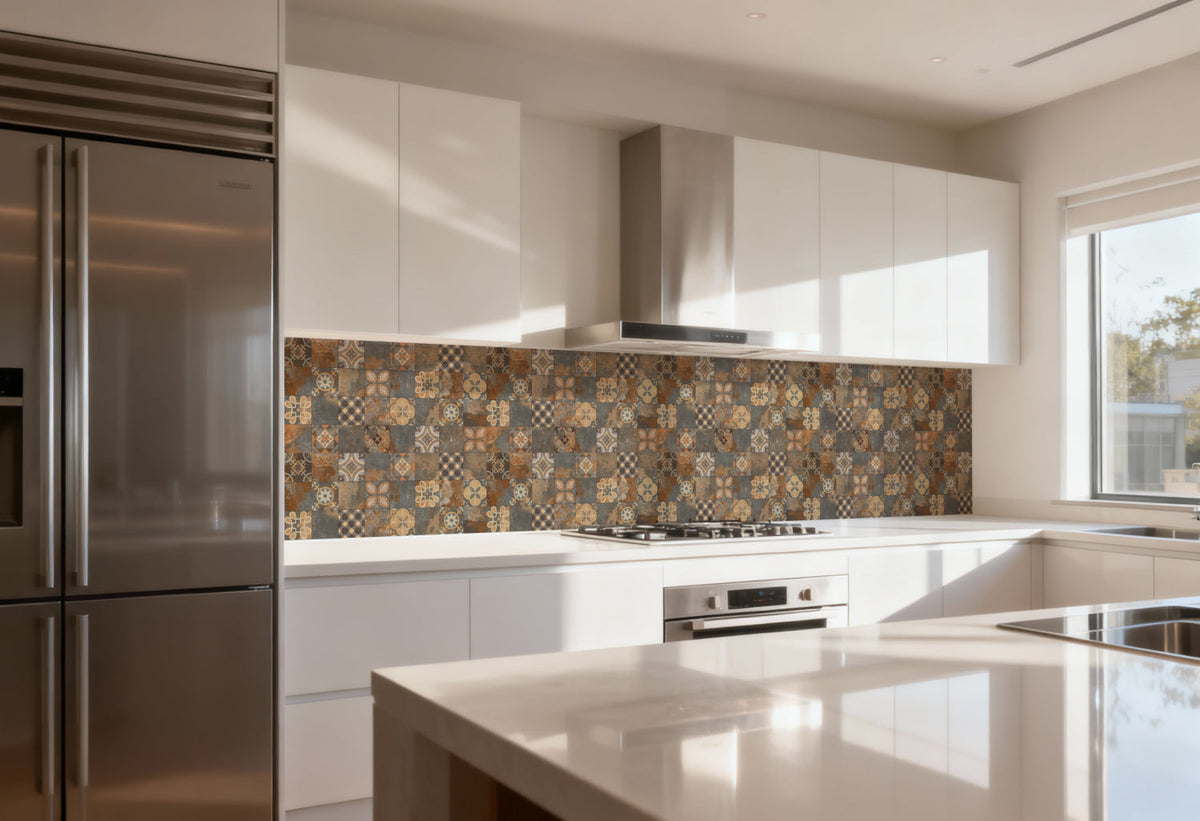 Küchenrückwand Patchwork