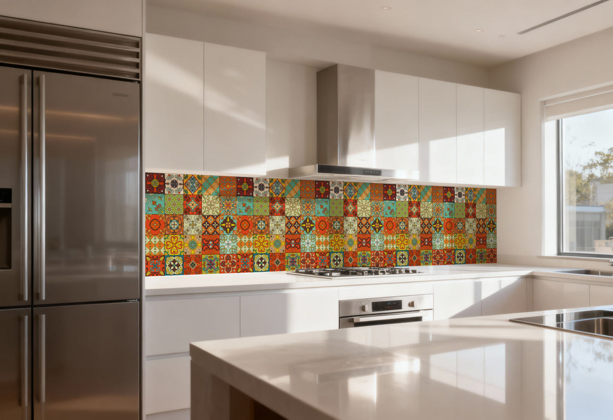 Küchenrückwand Patchwork