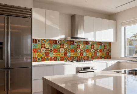 Küchenrückwand Patchwork