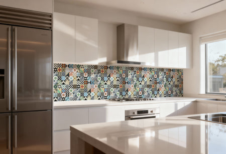Küchenrückwand Patchwork