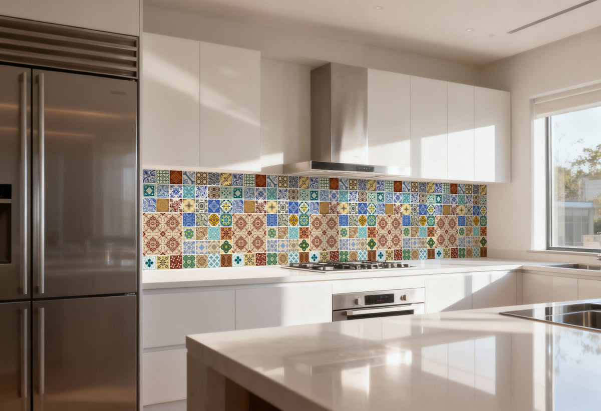 Küchenrückwand Patchwork