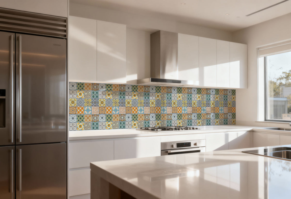 Küchenrückwand Patchwork