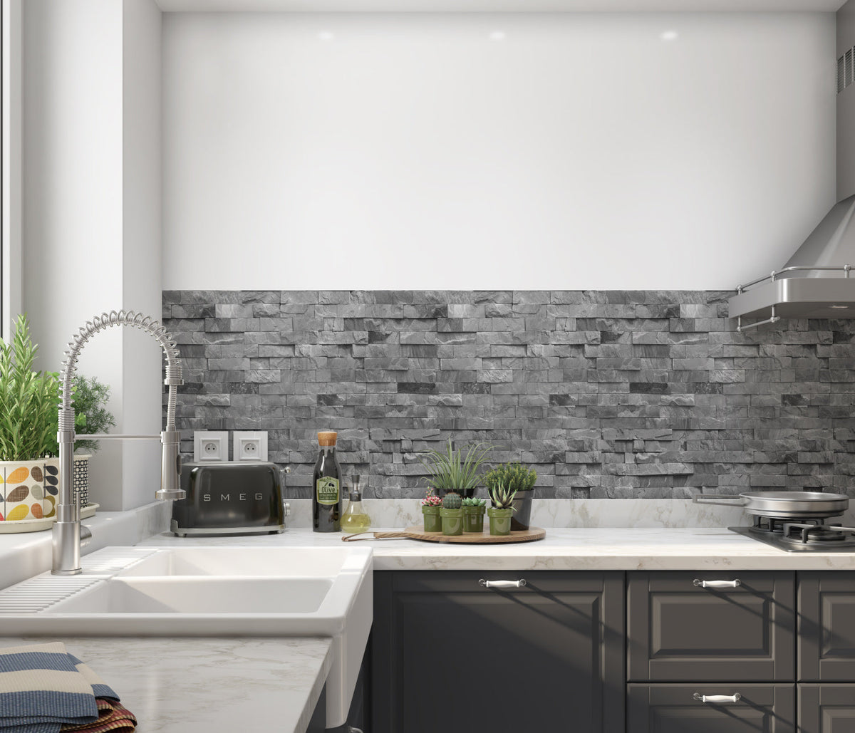 Küchenrückwand Steinoptik