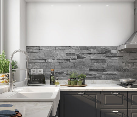Küchenrückwand Steinoptik