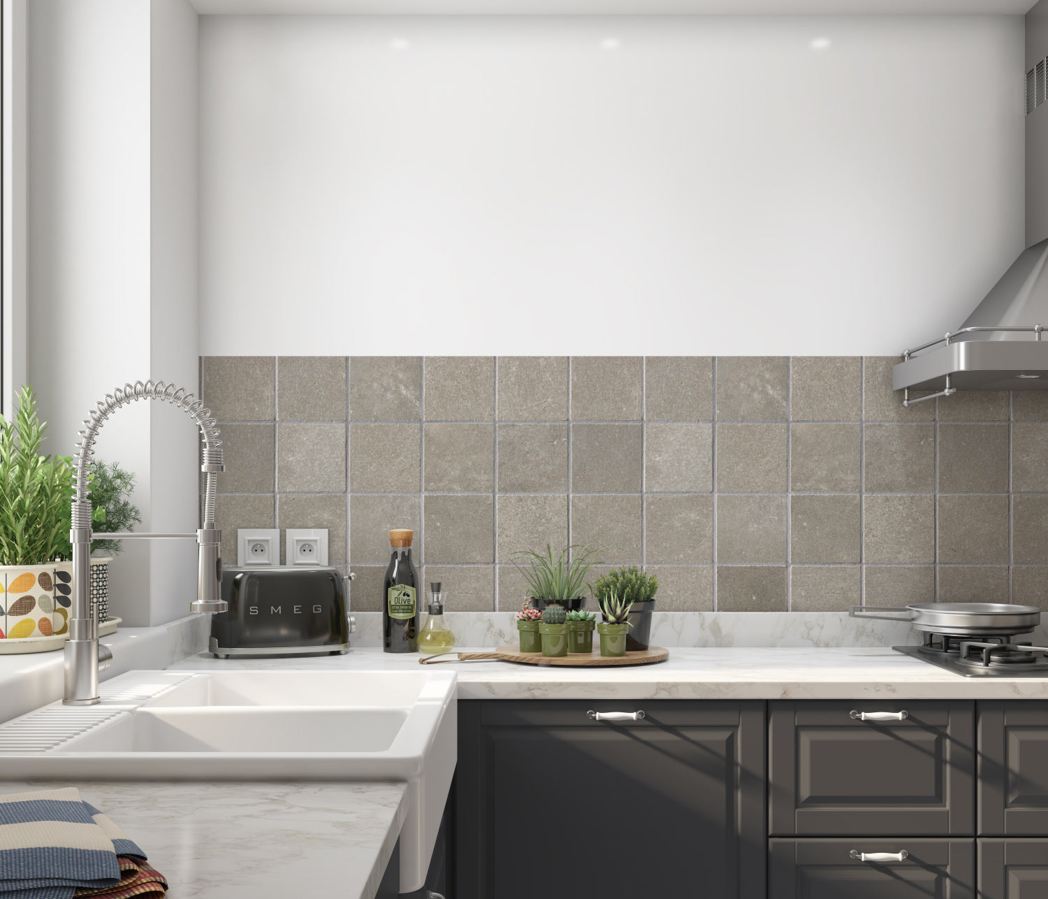 Küchenrückwand Steinoptik