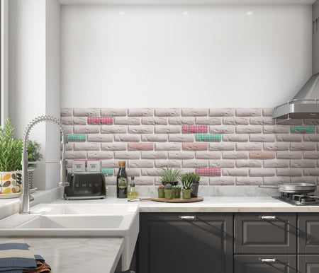 Küchenrückwand Steinoptik