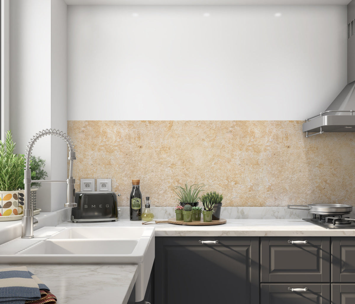 Küchenrückwand Steinoptik