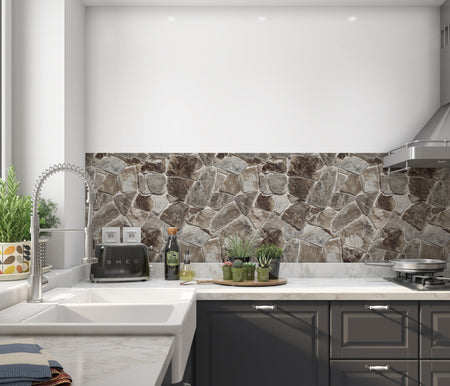 Küchenrückwand Steinoptik