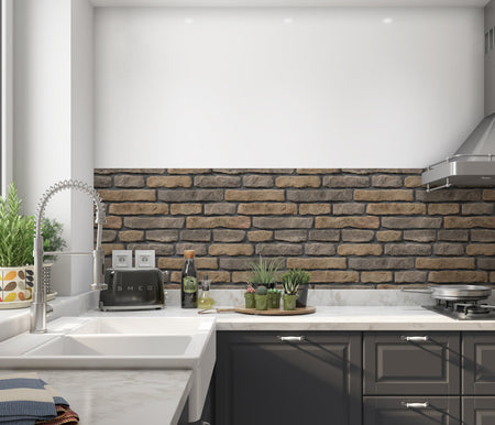 Küchenrückwand Steinoptik