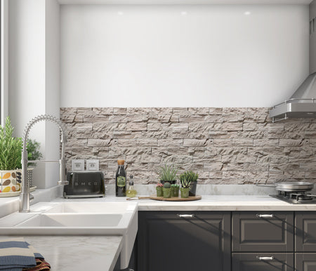 Küchenrückwand Steinoptik