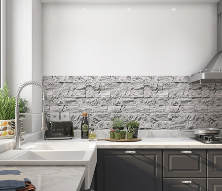 Küchenrückwand Steinoptik