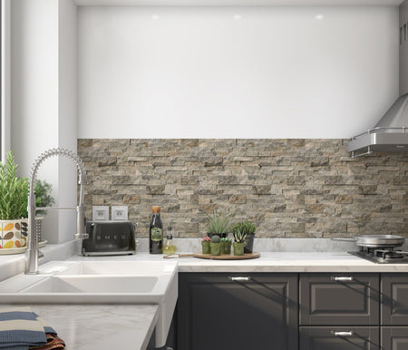 Küchenrückwand Steinoptik