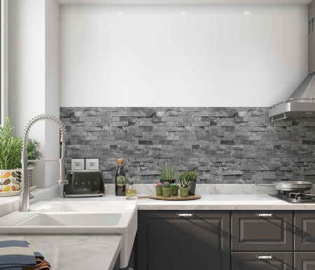 Küchenrückwand Steinoptik