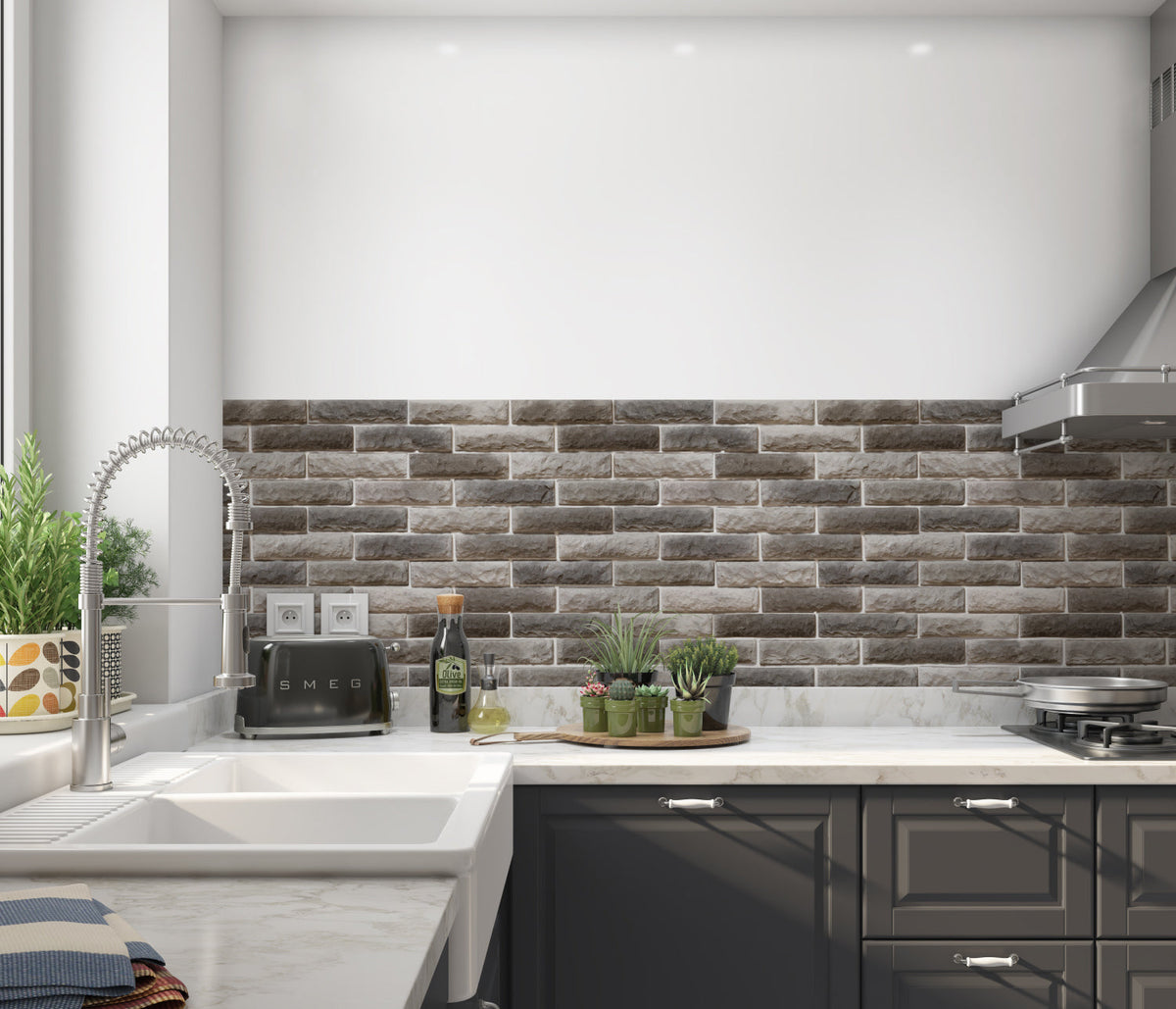 Küchenrückwand Steinoptik