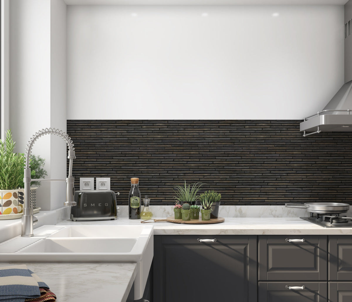 Küchenrückwand Steinoptik