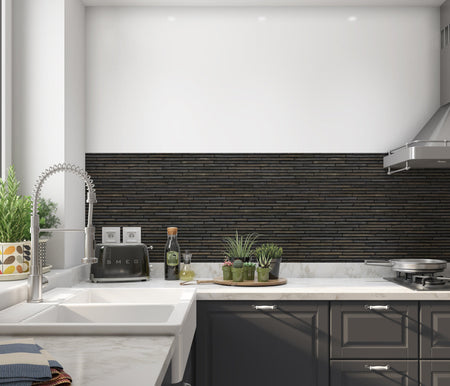 Küchenrückwand Steinoptik