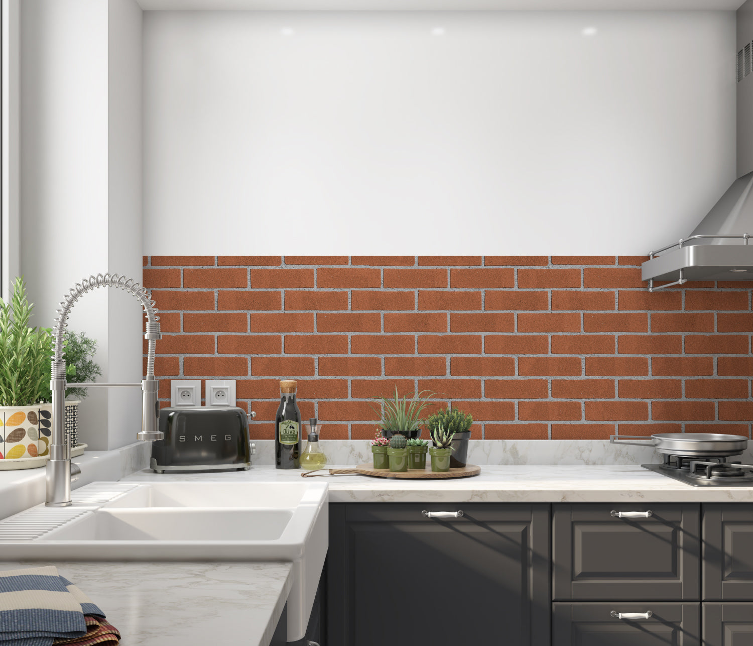 Küchenrückwand Steinoptik