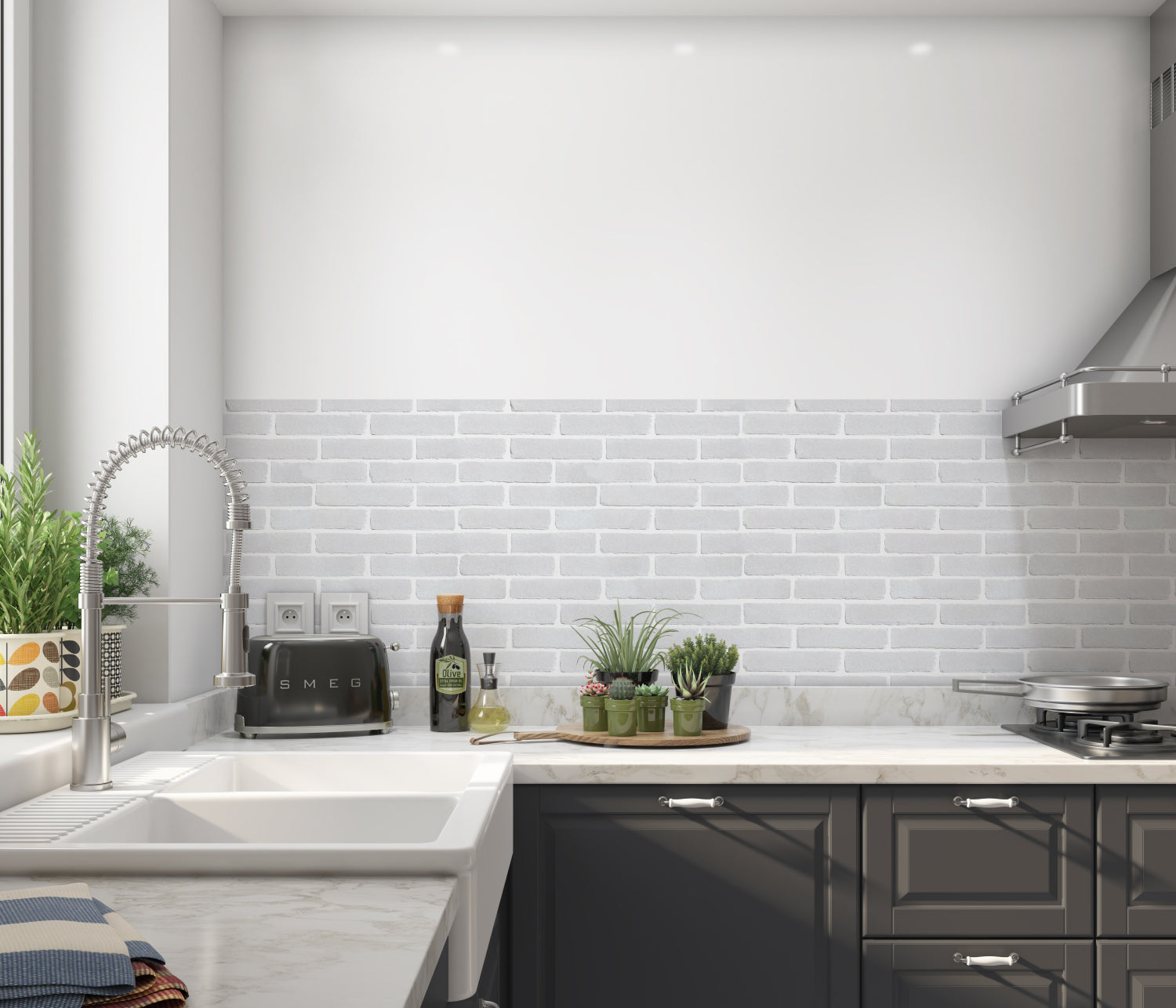 Küchenrückwand Steinoptik